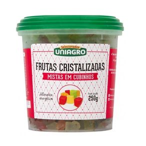 Frutas Cristalizadas Uniagro 250g