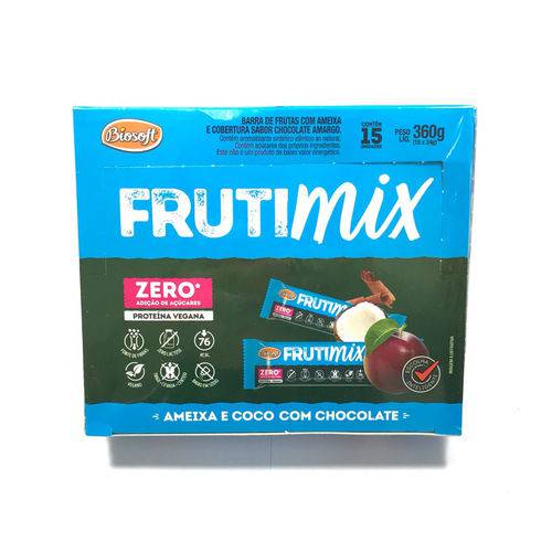 Frutimix Ameixa, Coco e Chocolate Biosoft (cx 15 X 24g)
