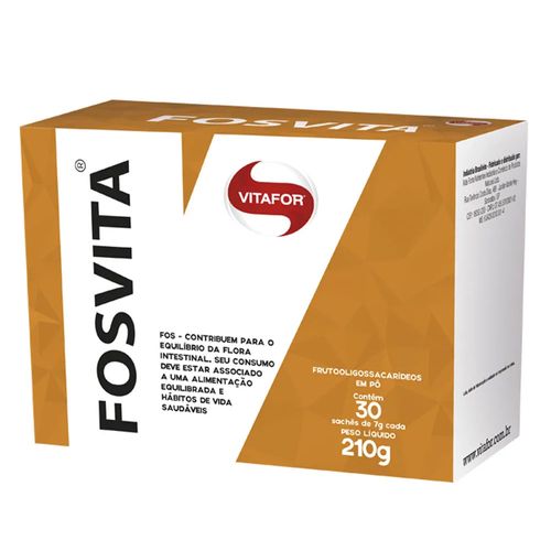 Frutooligossacarídeos Fosvita - Vitafor - 30 Sachês de 7g
