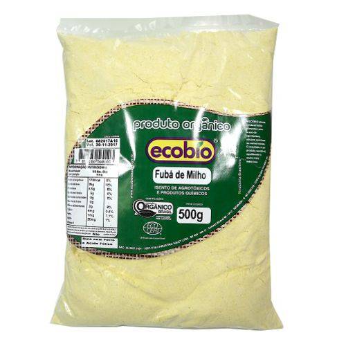 Fubá (farinha) de Milho Orgânico Ecobio 500g
