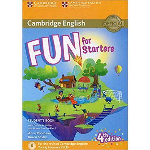 Fun For Starters Sb With Online Activities With Audio Home Fun Booklet 2 - 4th Ed