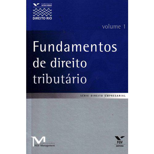 Fundamentos de Direito Tributario - Vol.01