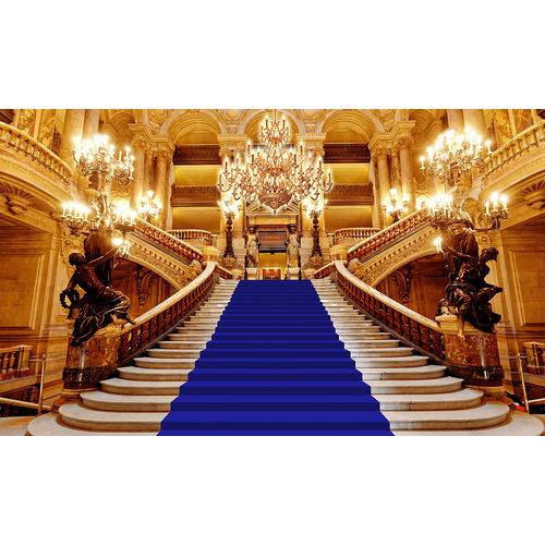 Fundo Fotográfico Tecido Escadaria Azul Realeza 2,6x1,70m