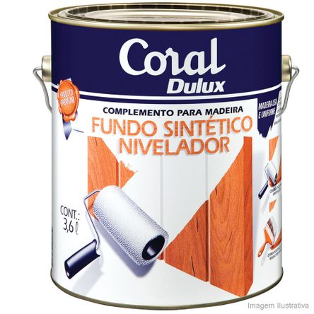 Fundo Sintético Nivelador 3,6 Litros Branco Coral