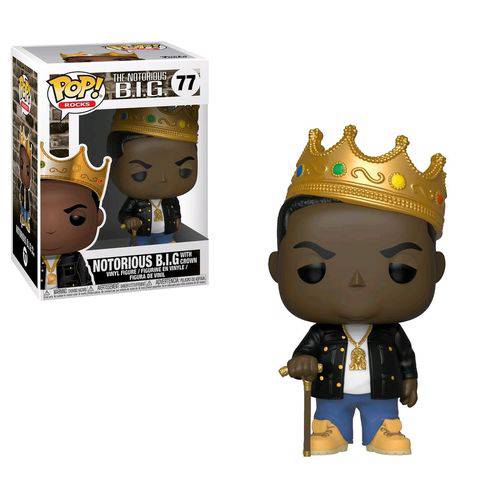 Funko Pop Rocks: Notorious B.i.g. - Notorious B.i.g. With Crown #77