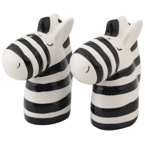 Funny Bugs Zebras Saleiro/pimenteiro Preto/branco