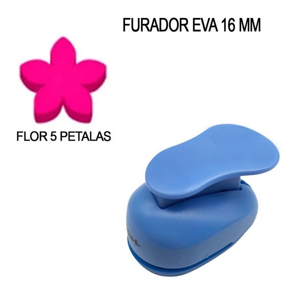 Furador de Papel e EVA Make Mais 16mm Flor 5 Pétalas