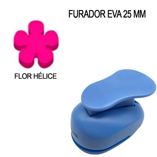 Furador de Papel e EVA Make Mais 25mm Flor Hélice