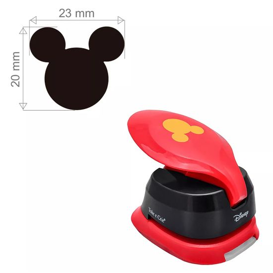 Furador de Papel e EVA Toke e Crie Jumbo Disney FJAD01 Cabeça Mickey Mouse