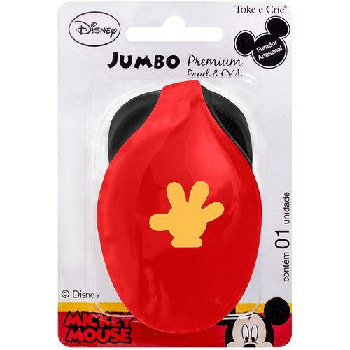 Furador Jumbo Premium Disney Mão Mickey Mouse