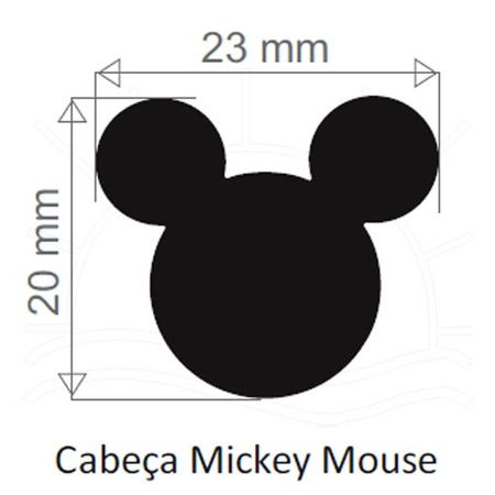 Furador Jumbo Premium Toke e Crie - Mickey Mouse Cabeça Mickey Mouse