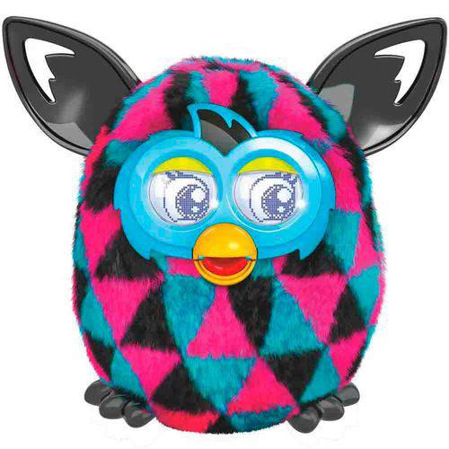 Furby Boom Sunny Black And Pink Triangles