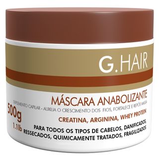 G.Hair Anabolizante - Máscara de Tratamento 500g