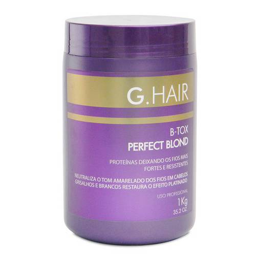 G.Hair Perfect Blond B-Tox - Máscara 1000g