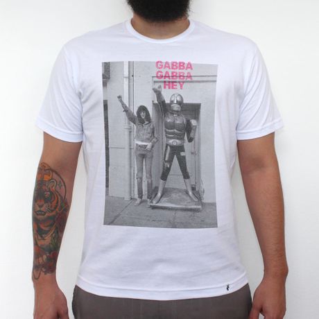 Gabba Gabba Hey - Camiseta Clássica Masculina