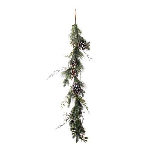 Galho Decoração Natal P/árvore 120cm Verde