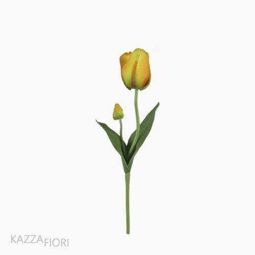 Galho Tulipa Artificial - Amarelo