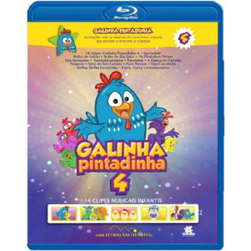 Galinha Pintadinha Vol. 4 - Blu Ray Infantil