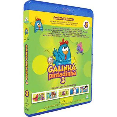 Galinha Pintadinha Vol.3 - Blu Ray / Infantil