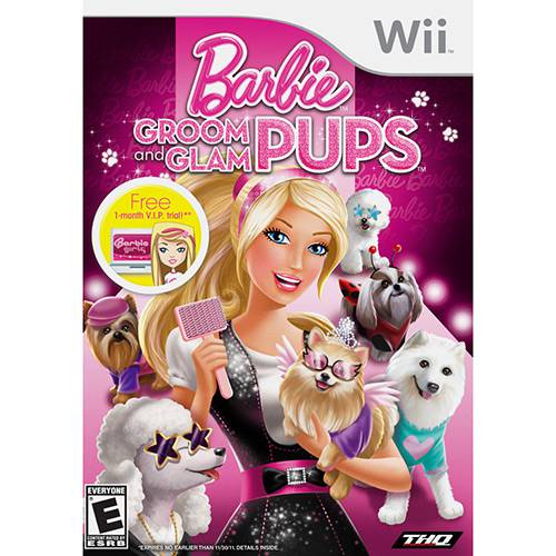 Game Barbie - Groom And Glam Pups - Wii
