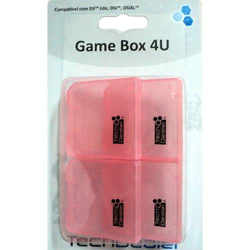 Game Box 4 Unidades - Rosa - Tech Dealer
