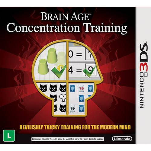 Game Brain Age: Concentration Training - 3DS