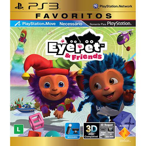 Game Eye Pet & Friends - Favoritos - PS3