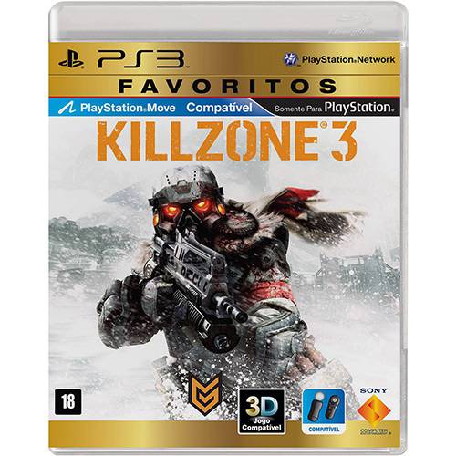 Game Killzone 3 - Favoritos - PS3