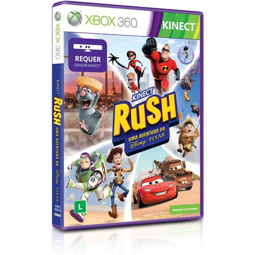 Game Kinect Rush - uma Aventura da Disney - PIXAR - Xbox360