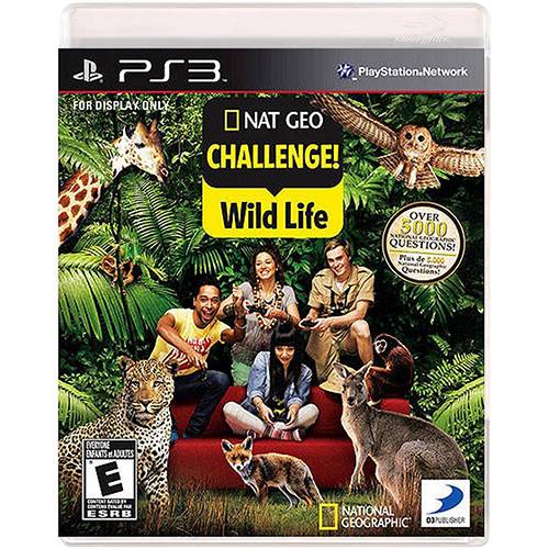 Game Nat Geo Challenge Wild - PS3