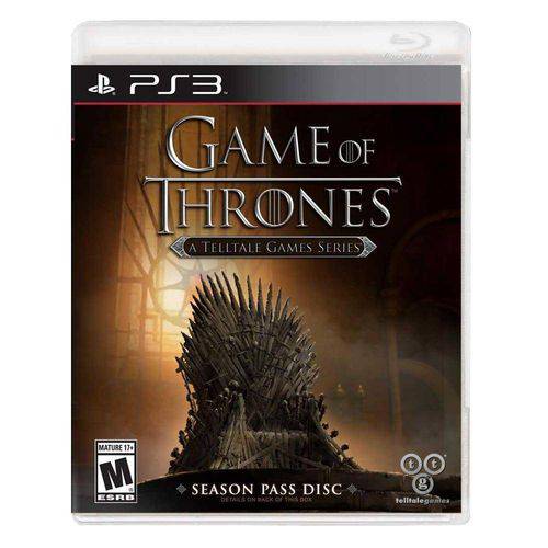 Game Of Thrones: a Telltale Games Series - Ps3