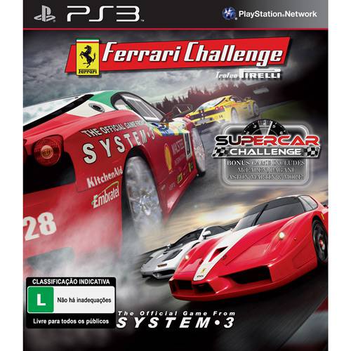 Game Pack Ferrari Challenge + Supercar Challenge - PS3