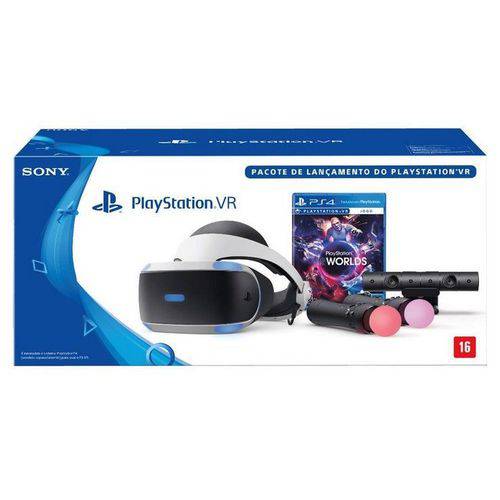Game Ps4 Oculos Vr Cuh-zvr2 Vr Bundle Worlds