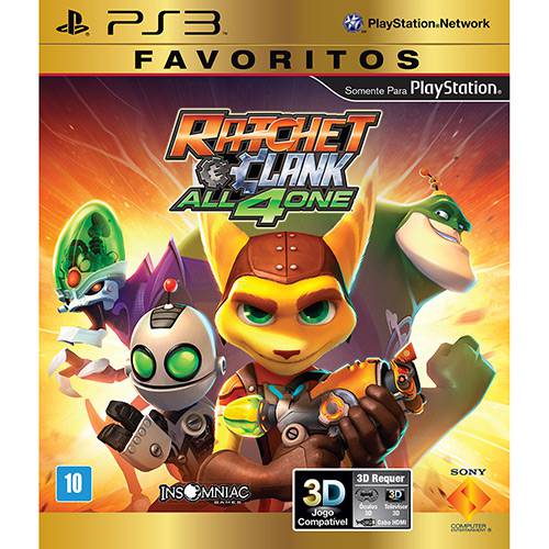 Game - Ratchet And Clank: All 4 One - Favoritos - PS3
