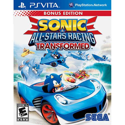 Game Sonic & All Star Racing Transformed - Bonus Edition - PSV