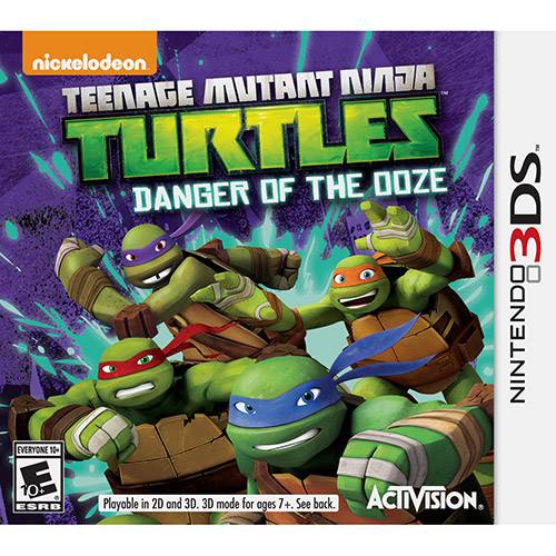 Game - Teenage Mutant Ninja Turtles: Danger Of The Ooze - Nintendo 3DS