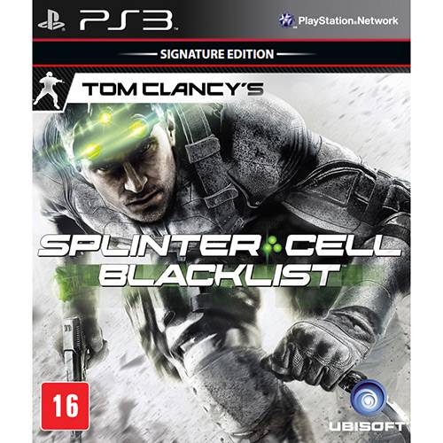 Game Tom Clancy's Splinter Cell: Blacklist Signature Edition - Versão em Português - PS3