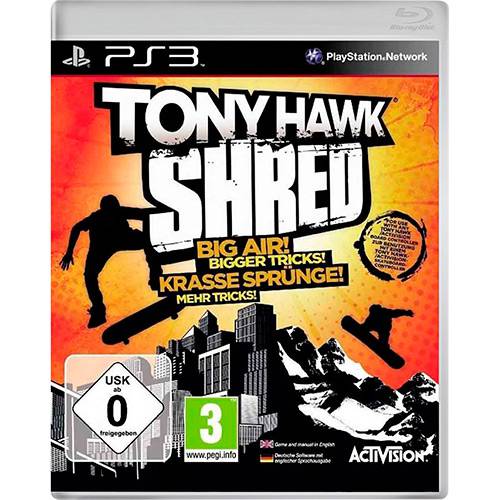 Game - Tony Hawk Shred - Playstation 3