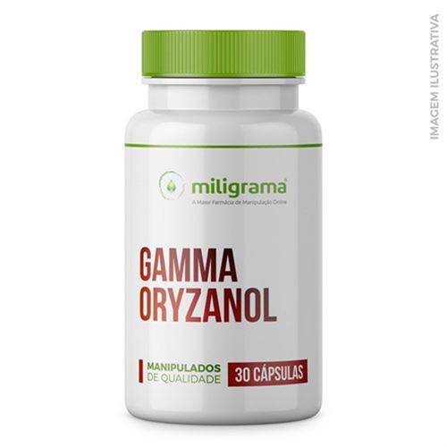 Gamma Oryzanol 300mg 30 Cápsulas