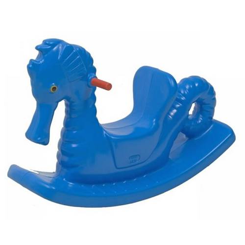 Gangorra Infantil Cavalo Marinho Plástico Azul - Freso