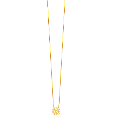 Gargantilha em Ouro 18K Pavê com Diamantes - AU5724