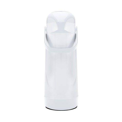 Garrafa 1 Litro Termica Magic Pump - Termolar - Branco