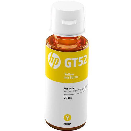 Garrafa de Tinta HP GT52 Amarelo