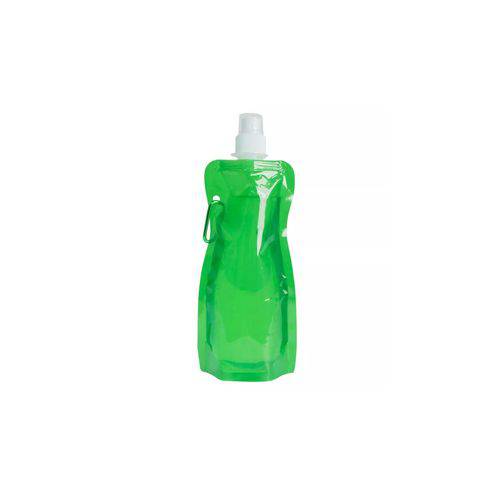 Garrafa Squeeze Plástica Dobrável Oumai Verde