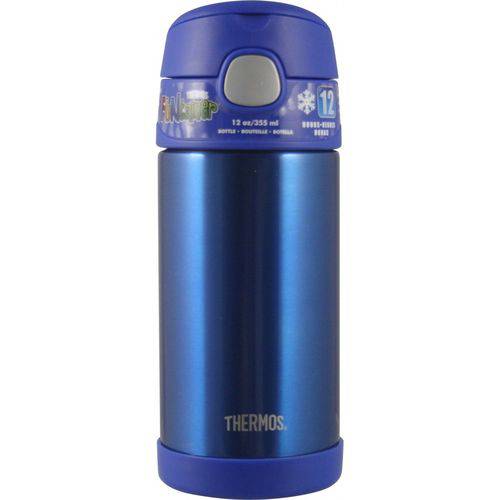 Garrafinha Térmica Funtainer 355 Ml Azul Thermos