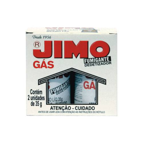 Gás Fumigante Jimo 2 Tubos 35 G com 2