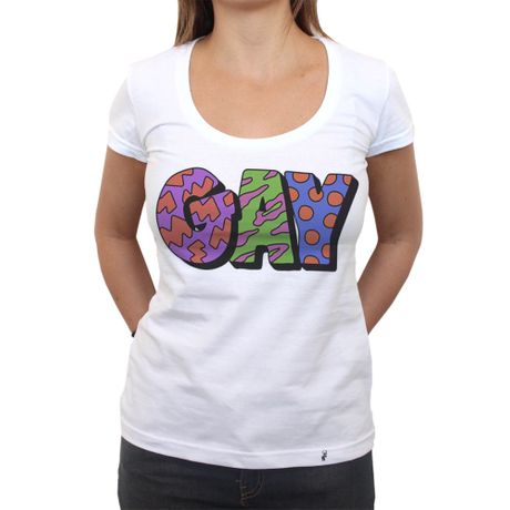 GAY - Camiseta Clássica Feminina