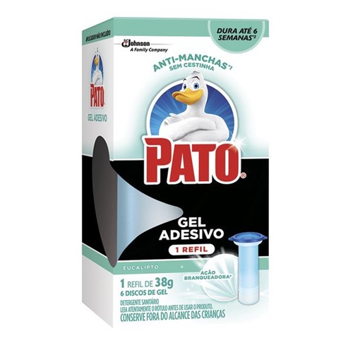 Gel Adesivo Sanit Pato C/6 Disc Ref Eucalipto