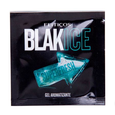 Gel Beijável Blak Sache 3g Feitiços Aromáticos Black Ice 5GR