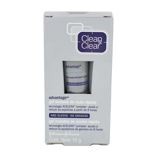 Gel Clean & Clear Anti Acne Advantage Gel Anti-Acne Clean & Clear Advantage 15g